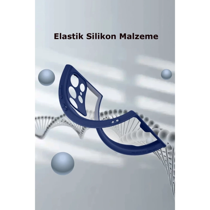 Newface Samsung Galaxy S23 Ultra Kılıf Platin Silikon - Kırmızı