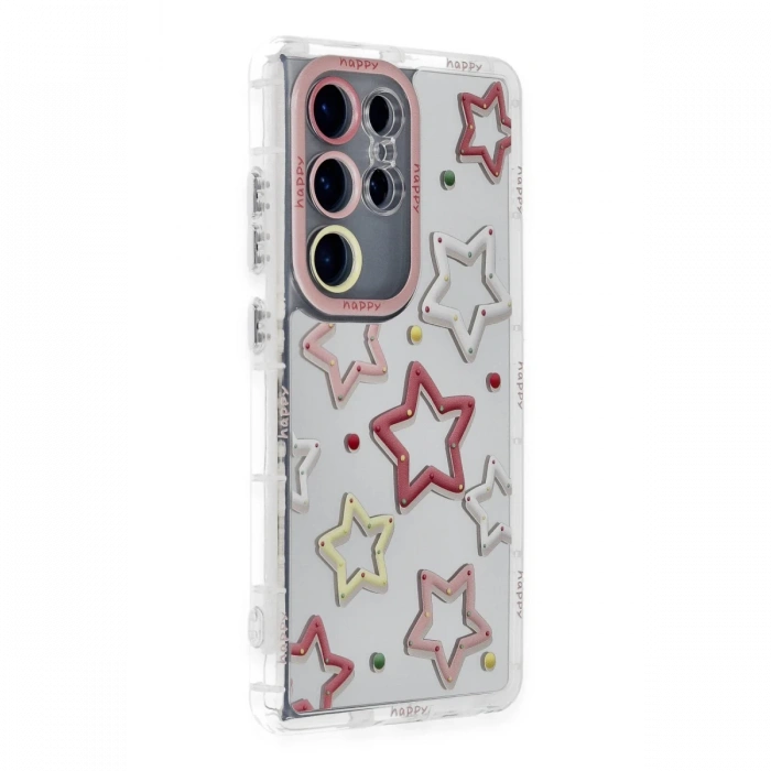 Newface Samsung Galaxy S23 Ultra Kılıf Reflexion Desenli Kapak
