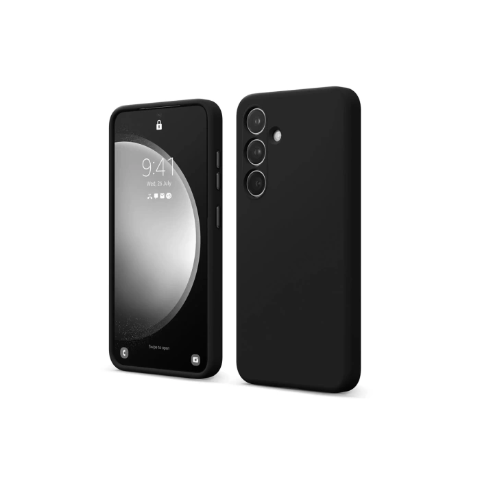 Newface Samsung Galaxy S24 FE Kılıf First Silikon - Siyah