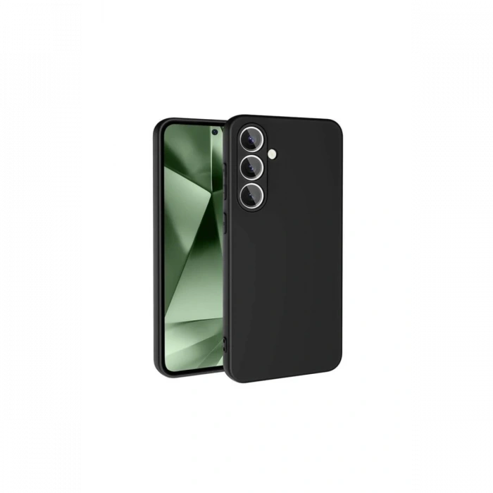 Newface Samsung Galaxy S24 FE Kılıf Nano içi Kadife Silikon - Siyah