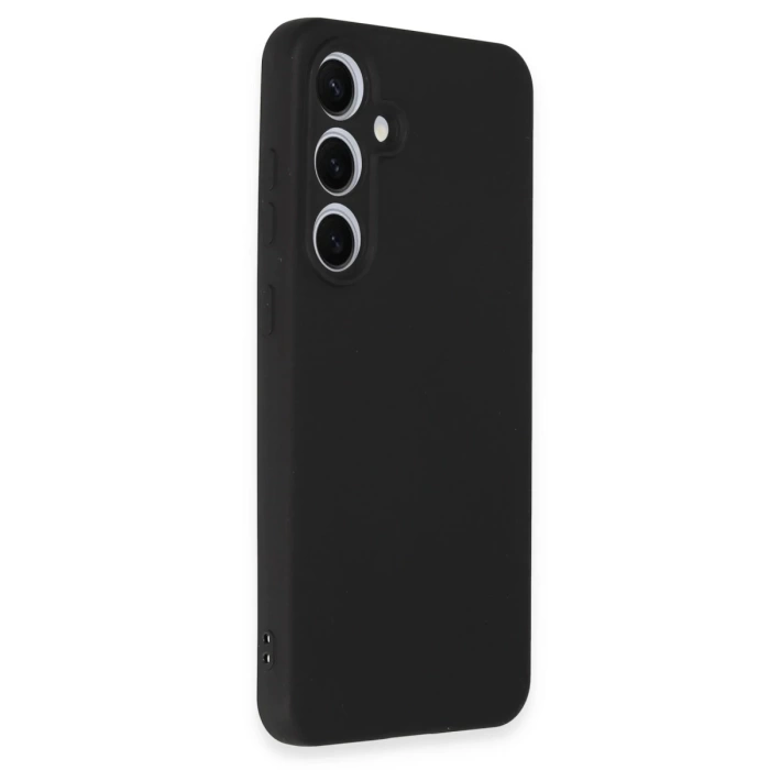 Newface Samsung Galaxy S24 FE Kılıf Nano içi Kadife Silikon - Siyah