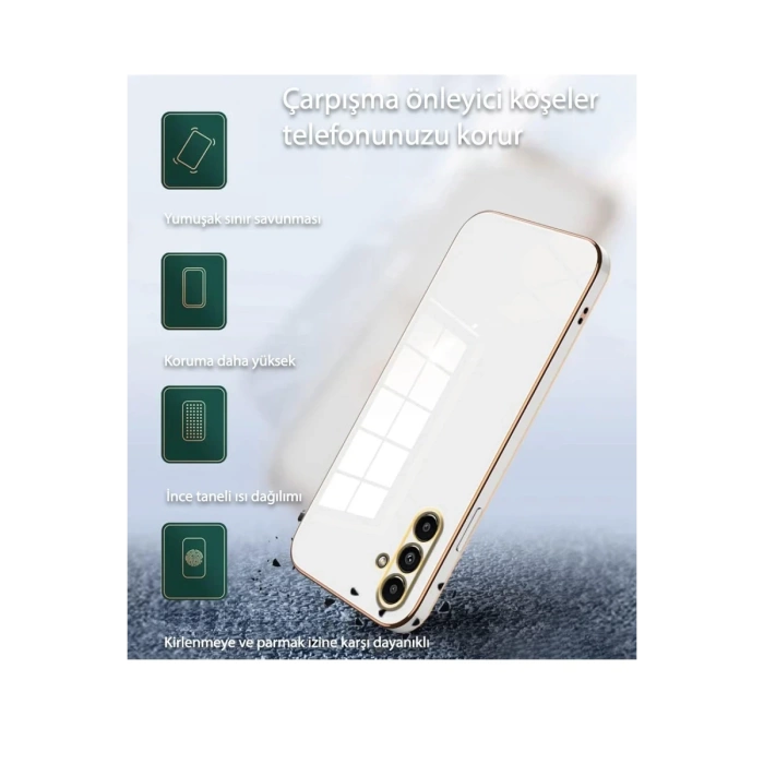 Newface Samsung Galaxy S24 FE Kılıf Volet Silikon - Pembe
