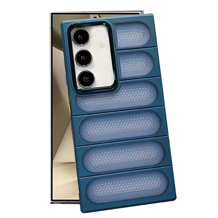 Newface Samsung Galaxy S24 Kılıf Airmax Silikon Kapak - Lacivert