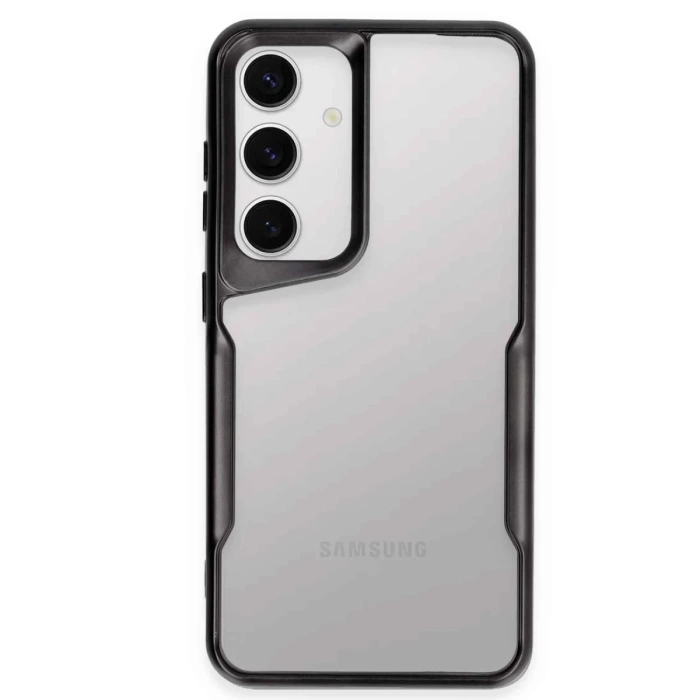 Newface Samsung Galaxy S24 Kılıf Boyi Silikon Kapak - Siyah