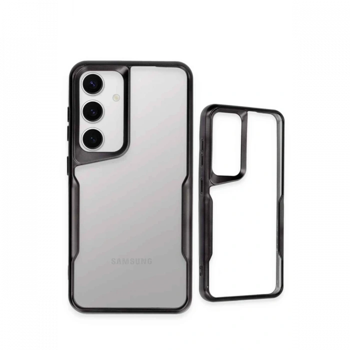 Newface Samsung Galaxy S24 Kılıf Boyi Silikon Kapak - Siyah