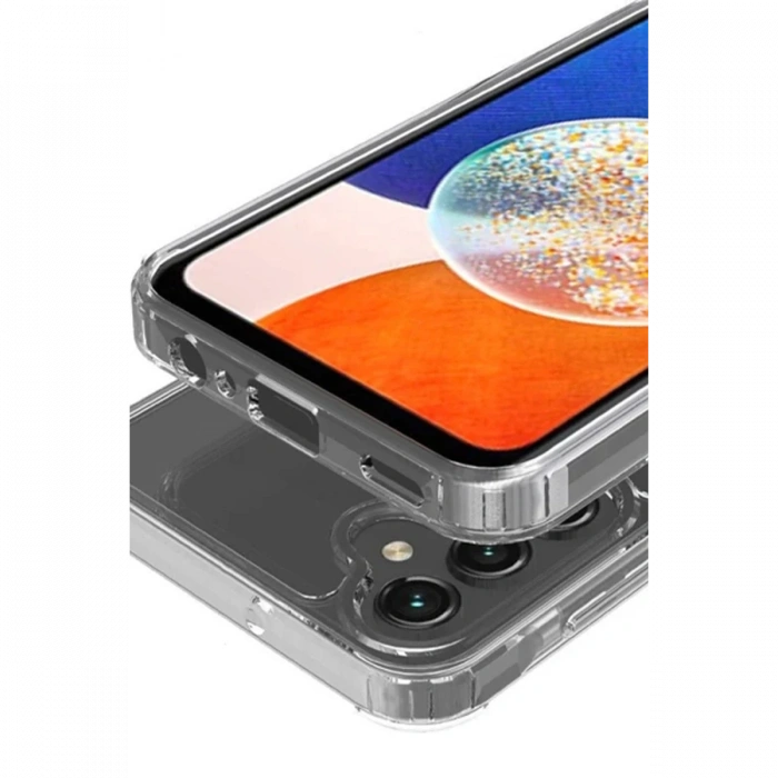Newface Samsung Galaxy S24 Kılıf Magneticsafe Şeffaf Silikon - Şeffaf