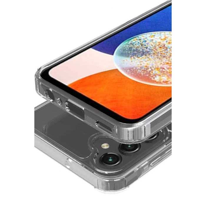 Newface Samsung Galaxy S24 Kılıf Magneticsafe Şeffaf Silikon - Şeffaf