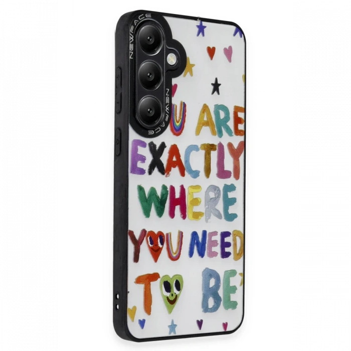Newface Samsung Galaxy S24 Kılıf Mirror Desenli Kapak