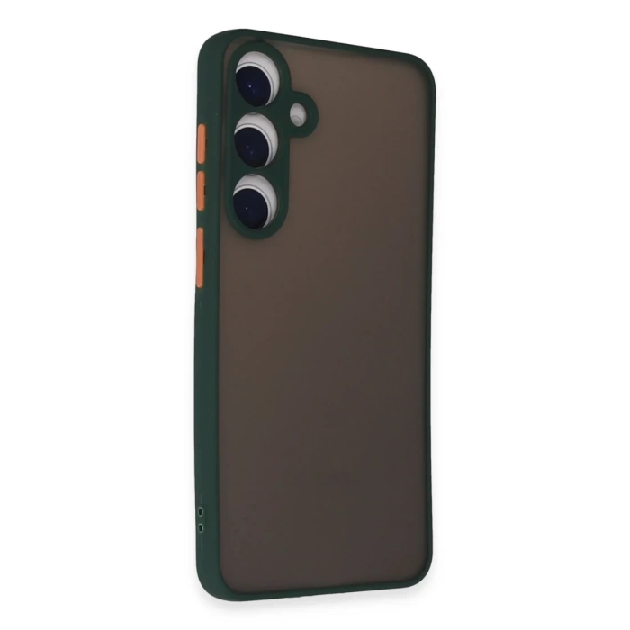 Newface Samsung Galaxy S24 Kılıf Montreal Silikon Kapak - Yeşil