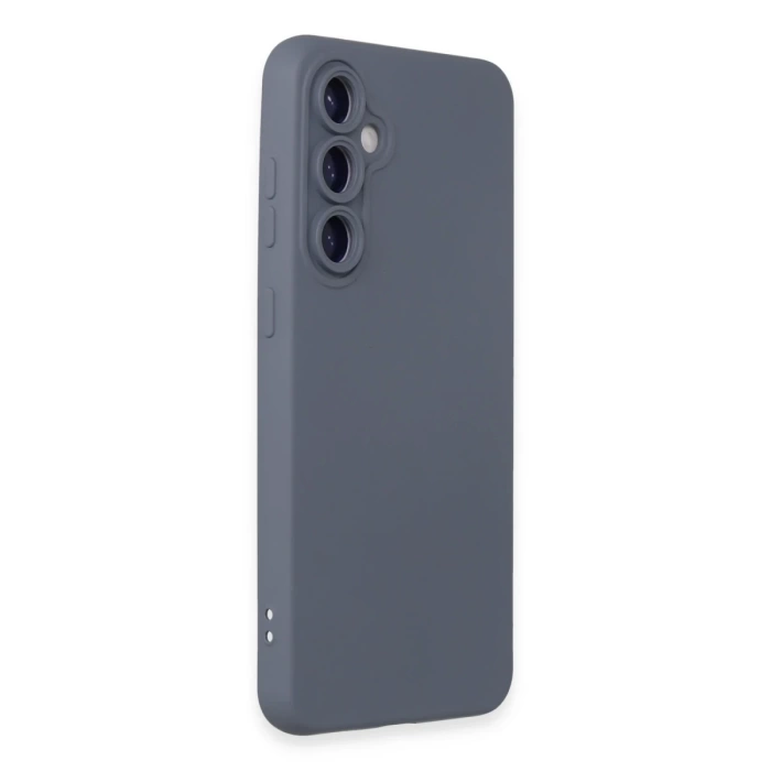 Newface Samsung Galaxy S24 Kılıf Nano içi Kadife Silikon - Gri