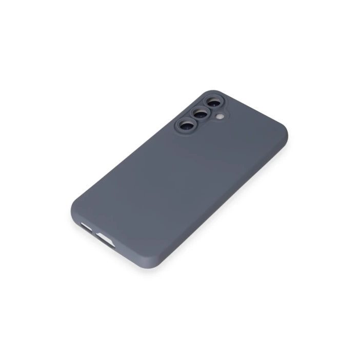 Newface Samsung Galaxy S24 Kılıf Nano içi Kadife Silikon - Gri