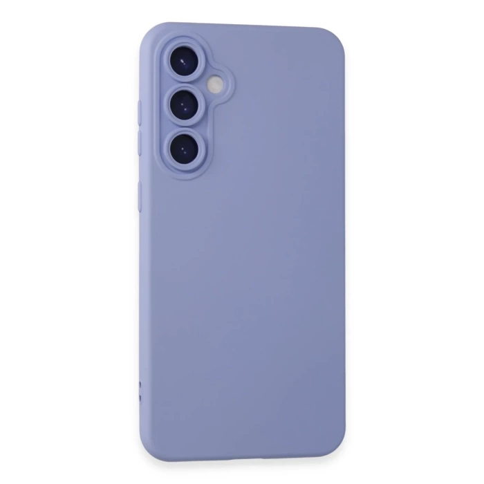Newface Samsung Galaxy S24 Kılıf Nano içi Kadife Silikon - Lila