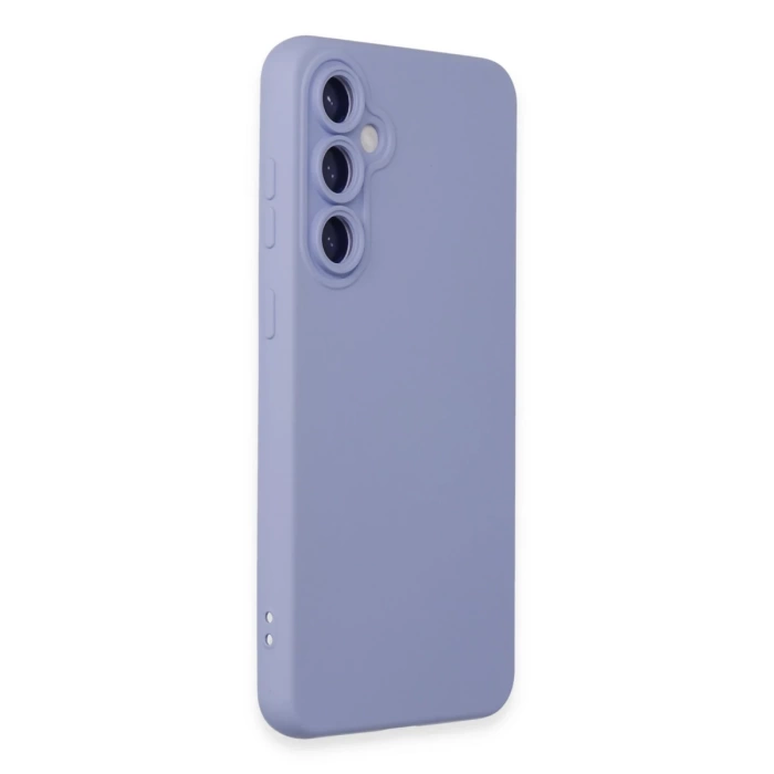 Newface Samsung Galaxy S24 Kılıf Nano içi Kadife Silikon - Lila