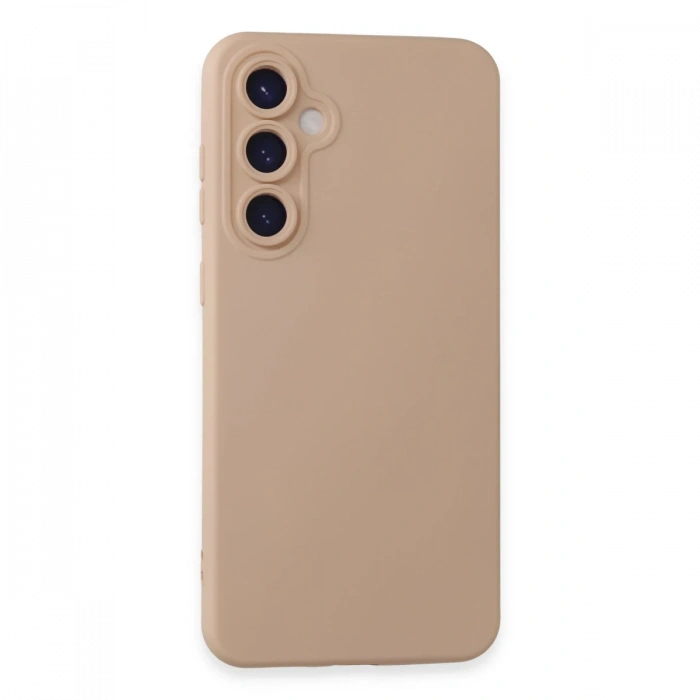 Newface Samsung Galaxy S24 Kılıf Nano içi Kadife Silikon - Pudra