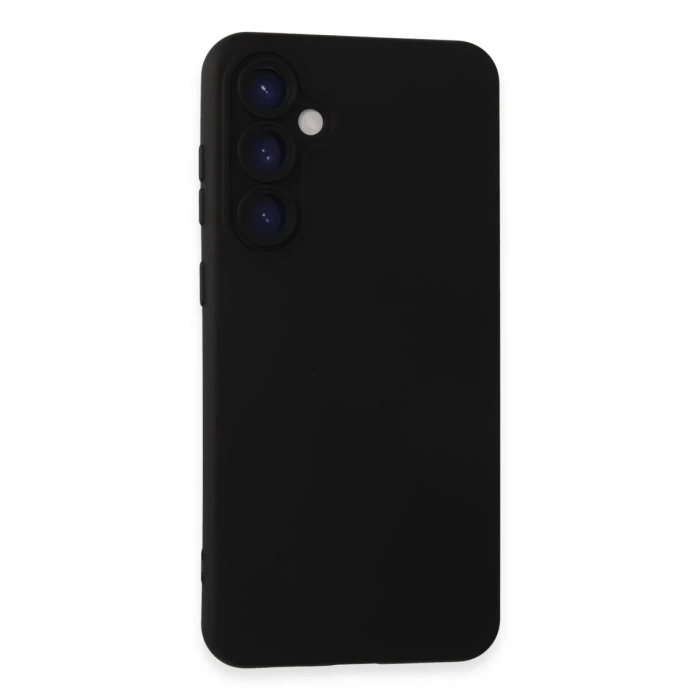 Newface Samsung Galaxy S24 Kılıf Nano içi Kadife Silikon - Siyah