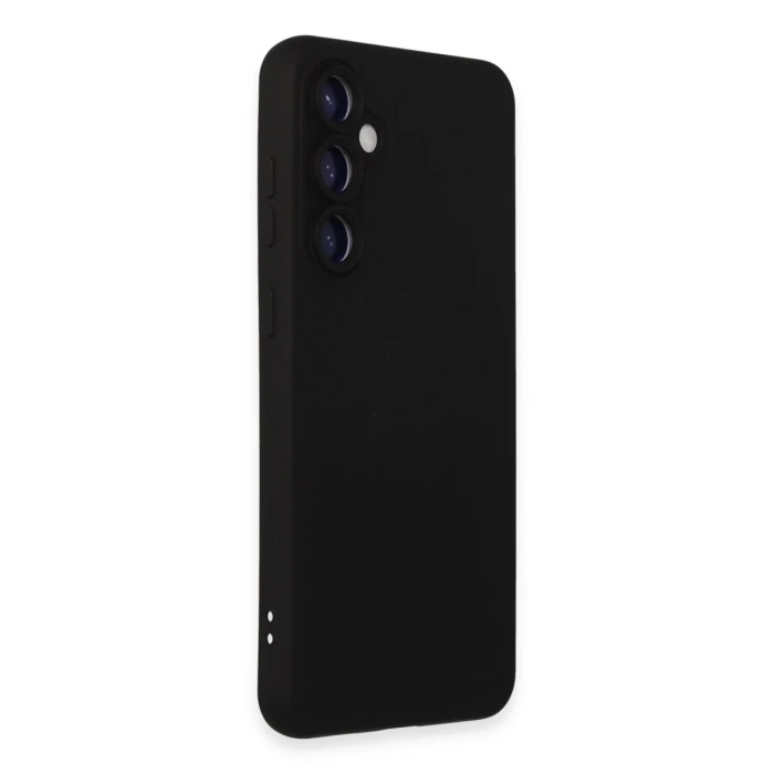 Newface Samsung Galaxy S24 Kılıf Nano içi Kadife Silikon - Siyah
