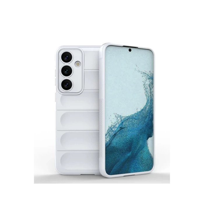 Newface Samsung Galaxy S24 Kılıf Optimum Silikon - Krem