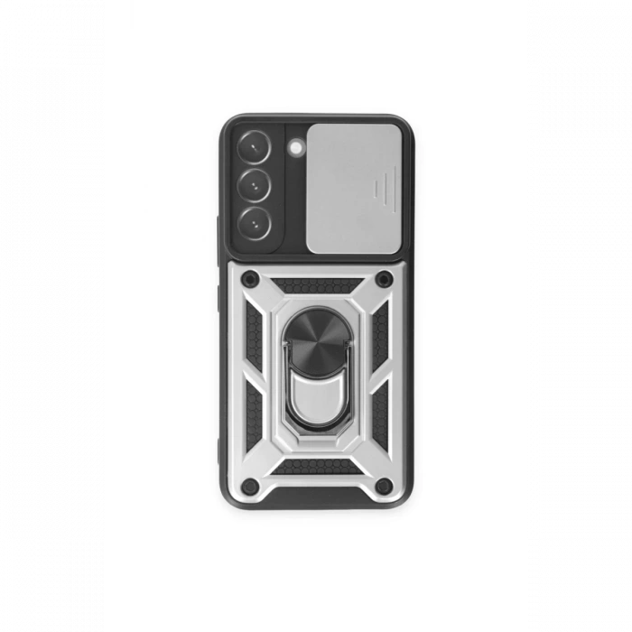 Newface Samsung Galaxy S24 Kılıf Pars Lens Yüzüklü Silikon
