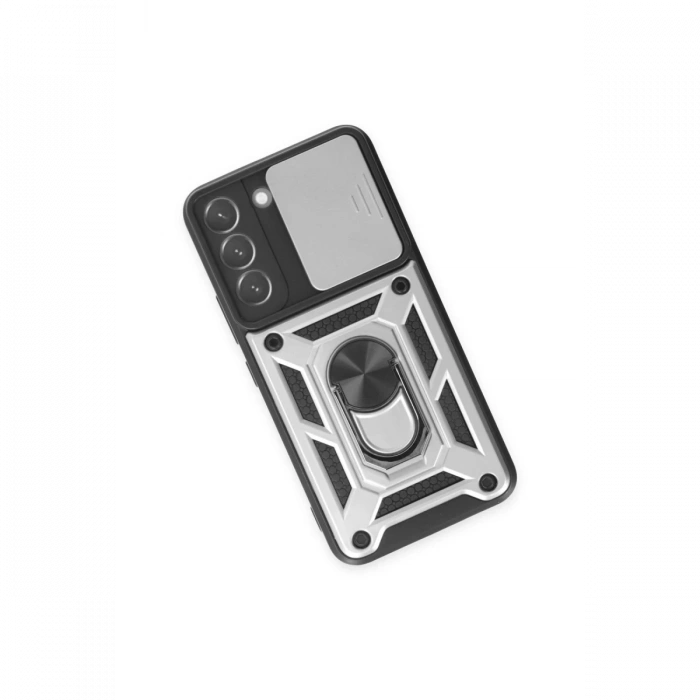 Newface Samsung Galaxy S24 Kılıf Pars Lens Yüzüklü Silikon