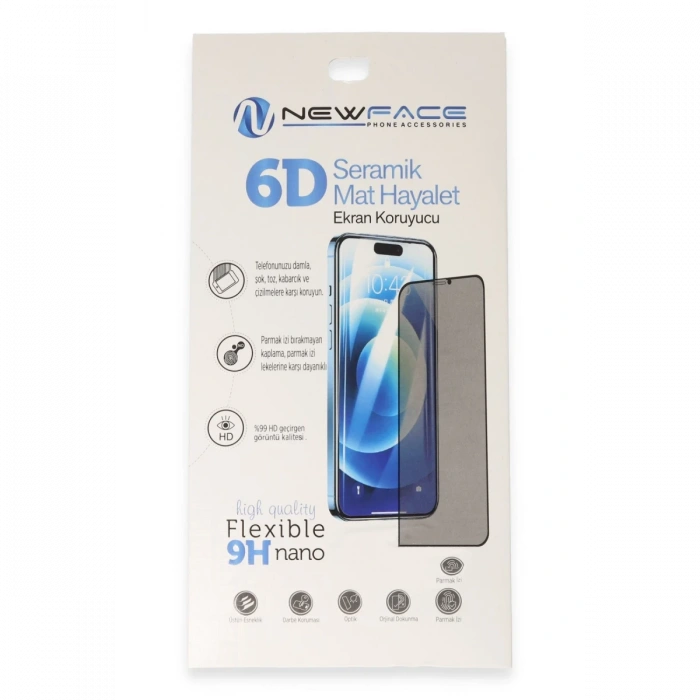 Newface Samsung Galaxy S24 Plus 6D Antistatik Mat Seramik Hayalet Nano Ekran Koruyucu
