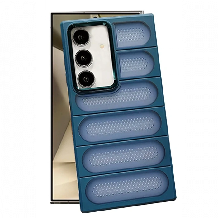 Newface Samsung Galaxy S24 Plus Kılıf Airmax Silikon Kapak - Lacivert