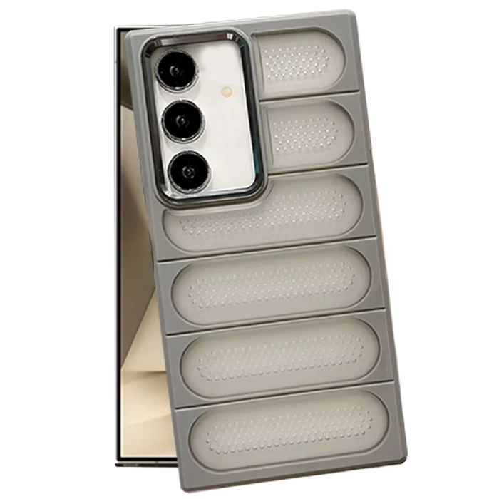 Newface Samsung Galaxy S24 Plus Kılıf Airmax Silikon Kapak - Titan Gri