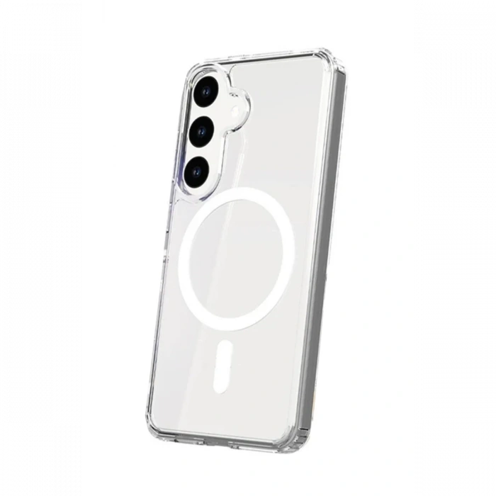 Samsung Galaxy S24 Plus Kılıf Magneticsafe Şeffaf Silikon - Şeffaf