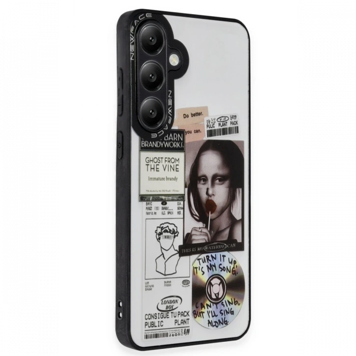 Newface Samsung Galaxy S24 Plus Kılıf Mirror Desenli Kapak - Mirror - 2