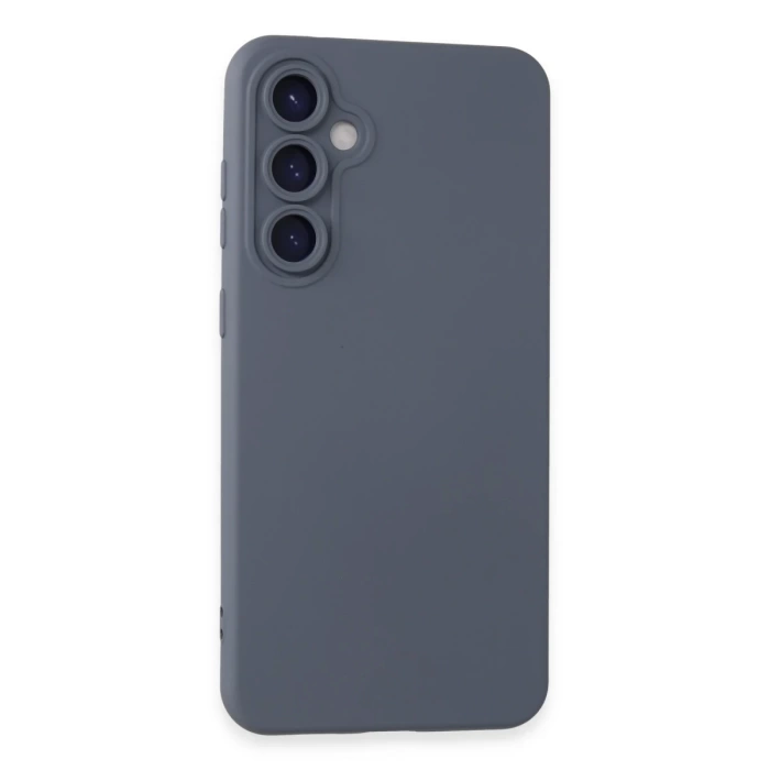 Newface Samsung Galaxy S24 Plus Kılıf Nano içi Kadife Silikon - Gri