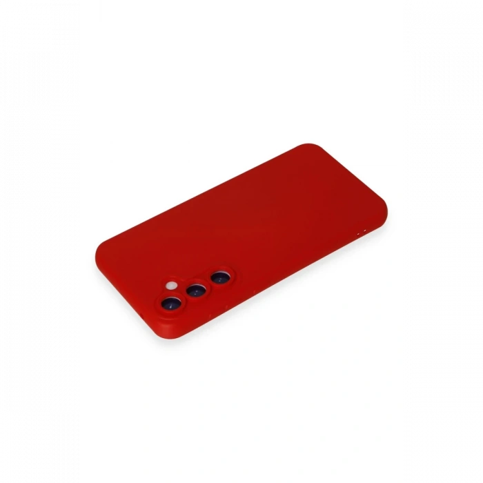 Newface Samsung Galaxy S24 Plus Kılıf Nano içi Kadife Silikon - Kırmızı