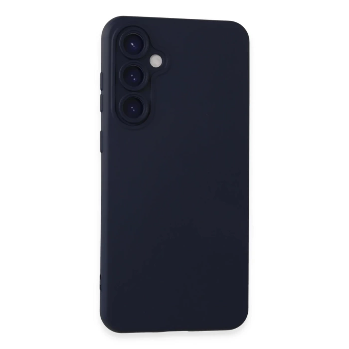 Newface Samsung Galaxy S24 Plus Kılıf Nano içi Kadife Silikon - Lacivert