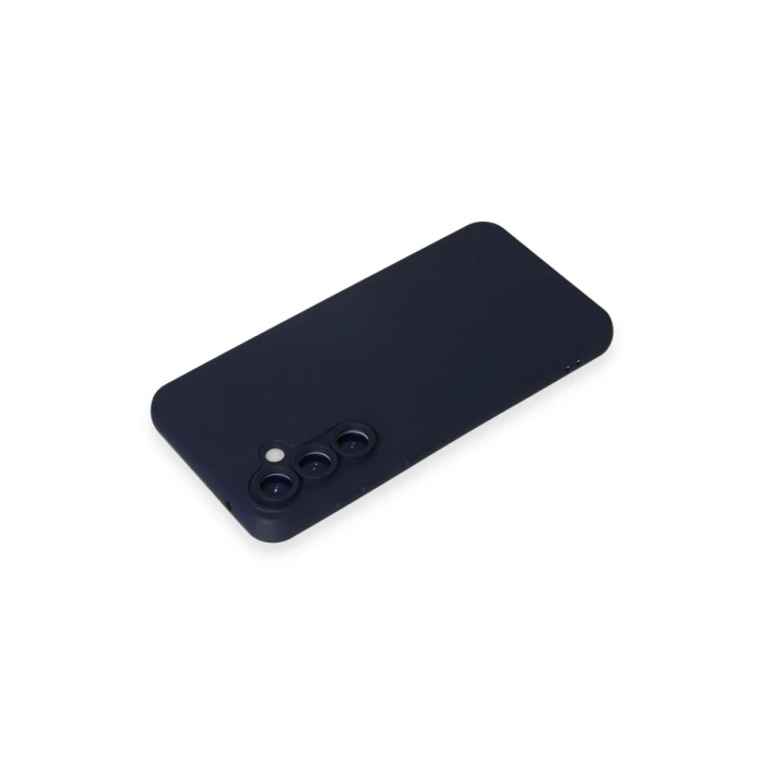 Newface Samsung Galaxy S24 Plus Kılıf Nano içi Kadife Silikon - Lacivert