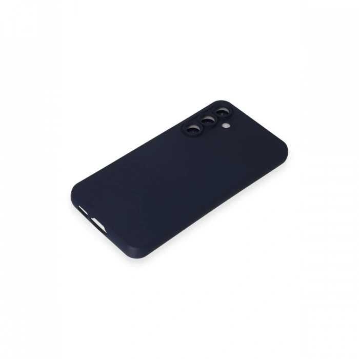 Newface Samsung Galaxy S24 Plus Kılıf Nano içi Kadife Silikon - Lacivert