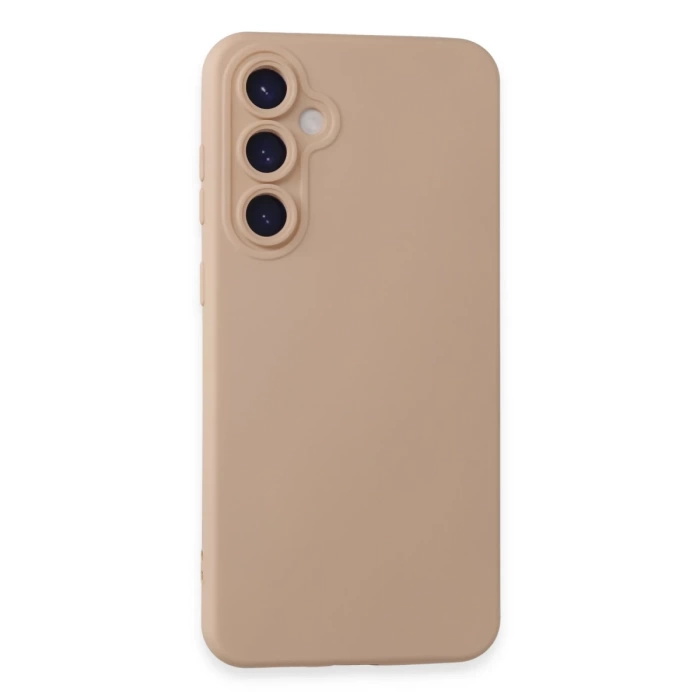 Newface Samsung Galaxy S24 Plus Kılıf Nano içi Kadife Silikon - Pudra