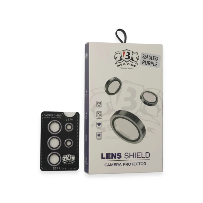 Newface Samsung Galaxy S24 Ultra Bilvis Titan Kamera Lens - Derin Mor