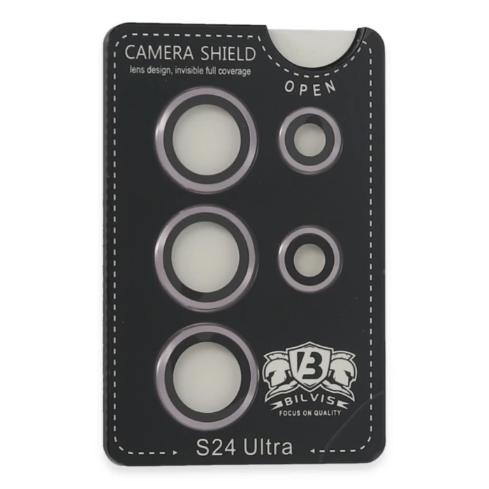 Newface Samsung Galaxy S24 Ultra Bilvis Titan Kamera Lens - Derin Mor