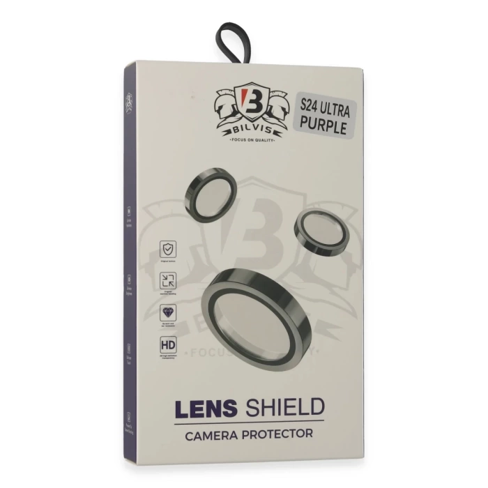 Newface Samsung Galaxy S24 Ultra Bilvis Titan Kamera Lens - Derin Mor