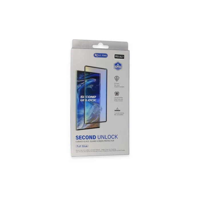 Newface Samsung Galaxy S24 Ultra Durable Full Glue Curved Hayalet Cam