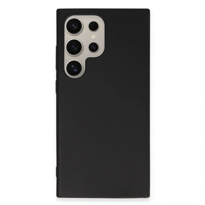 Newface Samsung Galaxy S24 Ultra Kılıf First Silikon - Siyah