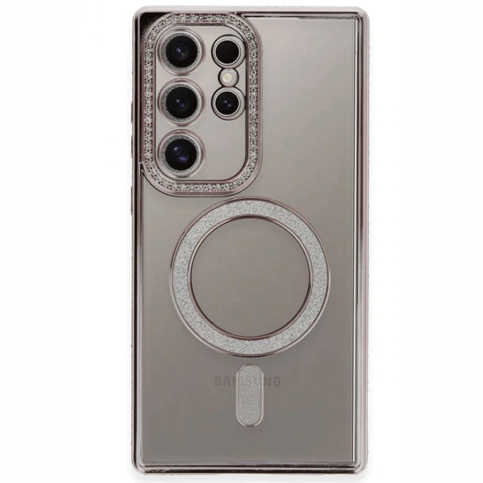 Newface Samsung Galaxy S24 Ultra Kılıf Joke Simli Magneticsafe Kılıf