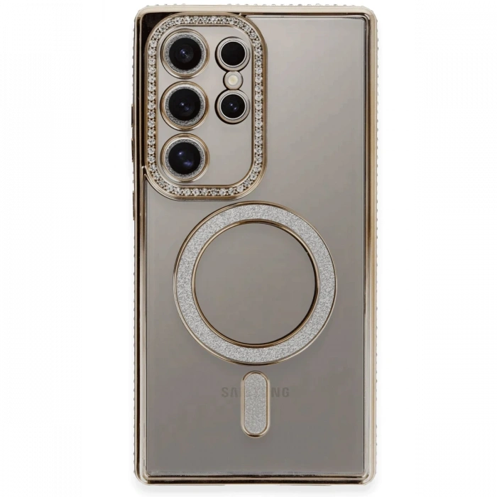 Newface Samsung Galaxy S24 Ultra Kılıf Joke Simli Magneticsafe Kılıf