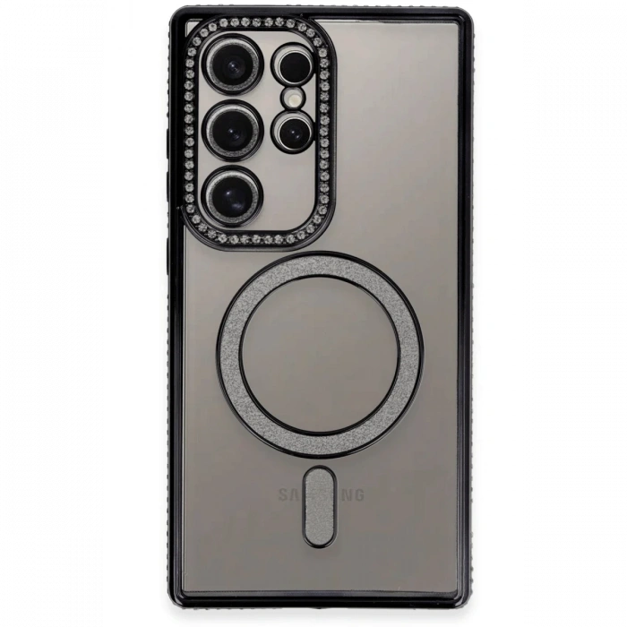 Newface Samsung Galaxy S24 Ultra Kılıf Joke Simli Magneticsafe Kılıf
