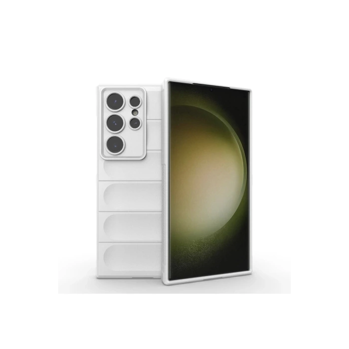 Newface Samsung Galaxy S24 Ultra Kılıf Optimum Silikon - Krem