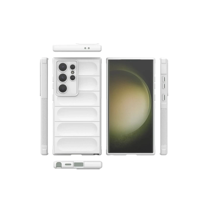 Newface Samsung Galaxy S24 Ultra Kılıf Optimum Silikon - Krem