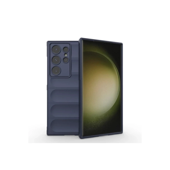 Newface Samsung Galaxy S24 Ultra Kılıf Optimum Silikon - Lacivert