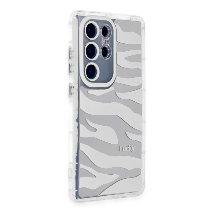 Newface Samsung Galaxy S24 Ultra Kılıf Reflexion Desenli Kapak - Desen 10