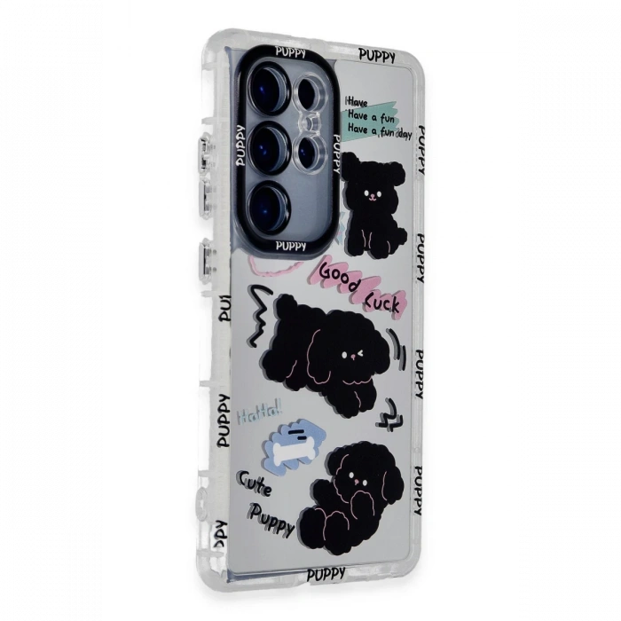 Newface Samsung Galaxy S24 Ultra Kılıf Reflexion Desenli Kapak - Desen 5