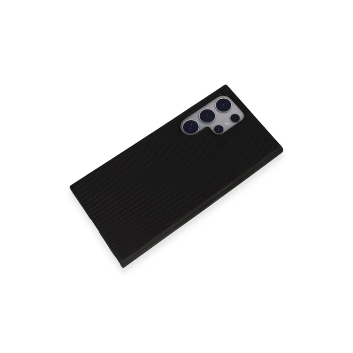 Newface Samsung Galaxy S24 Ultra Kılıf Taft Kapak - Siyah