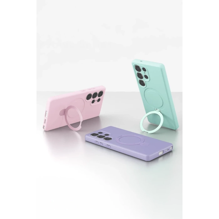 Newface Samsung Galaxy S24 Ultra Regal Magsafe Standlı Kapak
