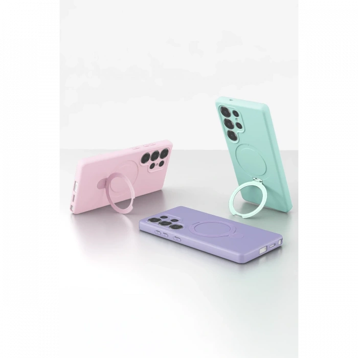 Newface Samsung Galaxy S24 Ultra Regal Magsafe Standlı Kapak